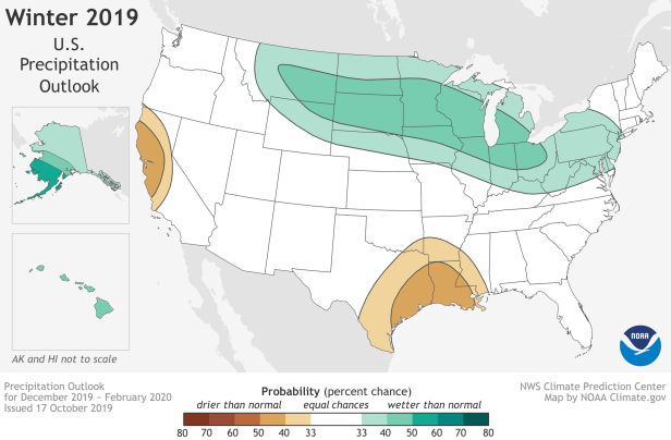 IMAGE - for 101719 - U.S. MAP - Precipitation likely - Winter Outlook 2019 - Climate.gov - Landscape NATIVE